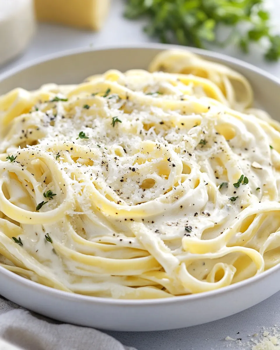 Classic Easy Fettuccine Alfredo image