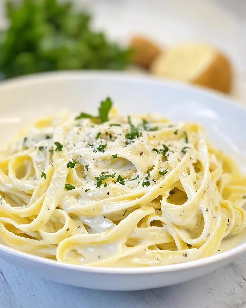 Delicious Easy Fettuccine Alfredo recipe photo