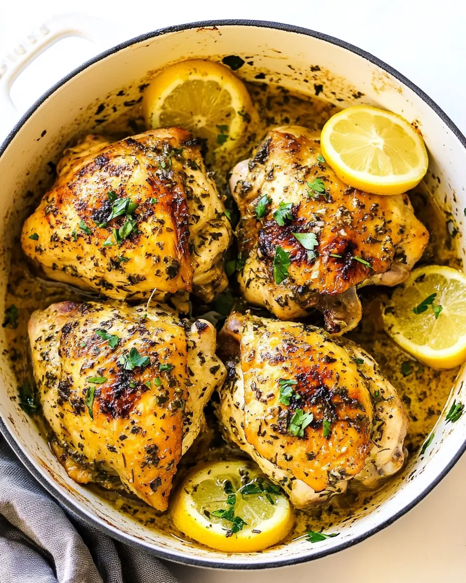 Quick Easy Greek Lemon Chicken food shot