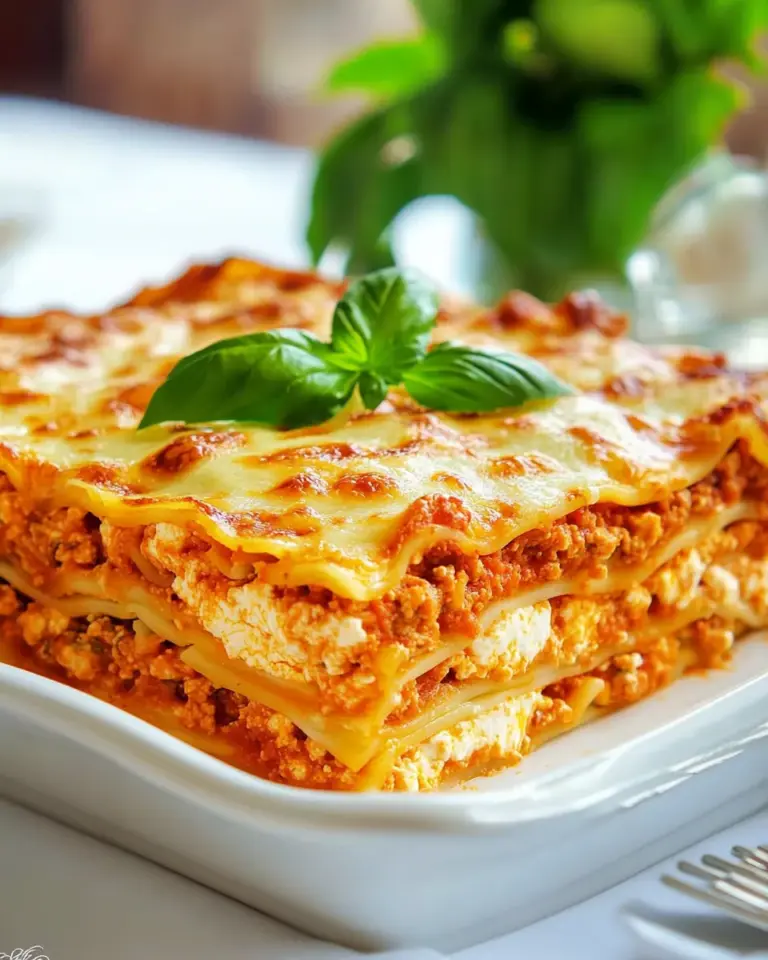 Homemade Easy Homemade Lasagna With Cottage Cheese: Better Than Store-Bought recipe photo