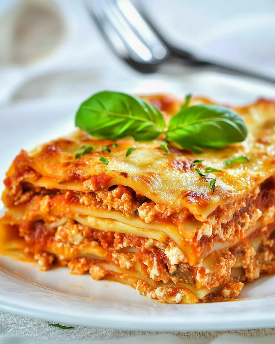 Classic Easy Homemade Lasagna With Cottage Cheese: Better Than Store-Bought dish photo