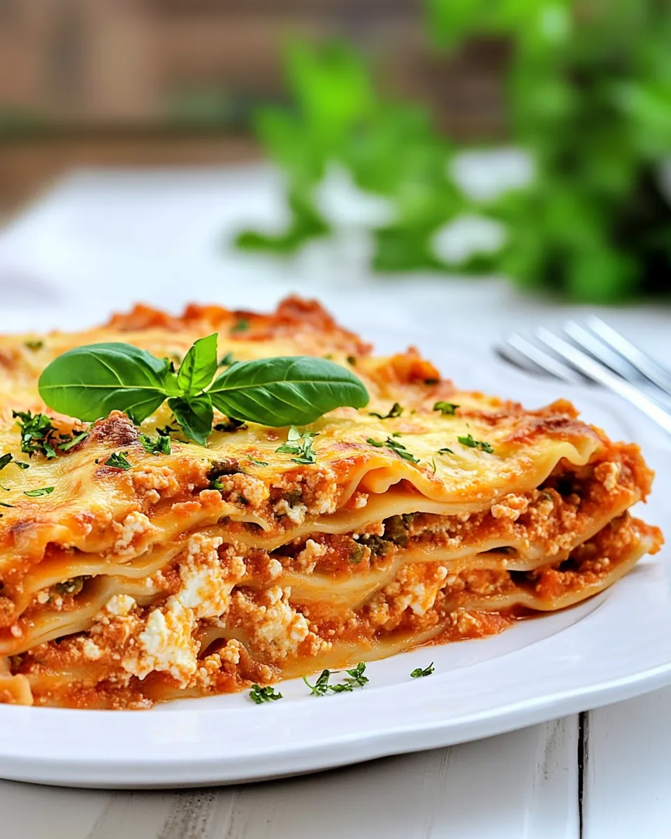 Delicious Easy Homemade Lasagna With Cottage Cheese: Better Than Store-Bought image
