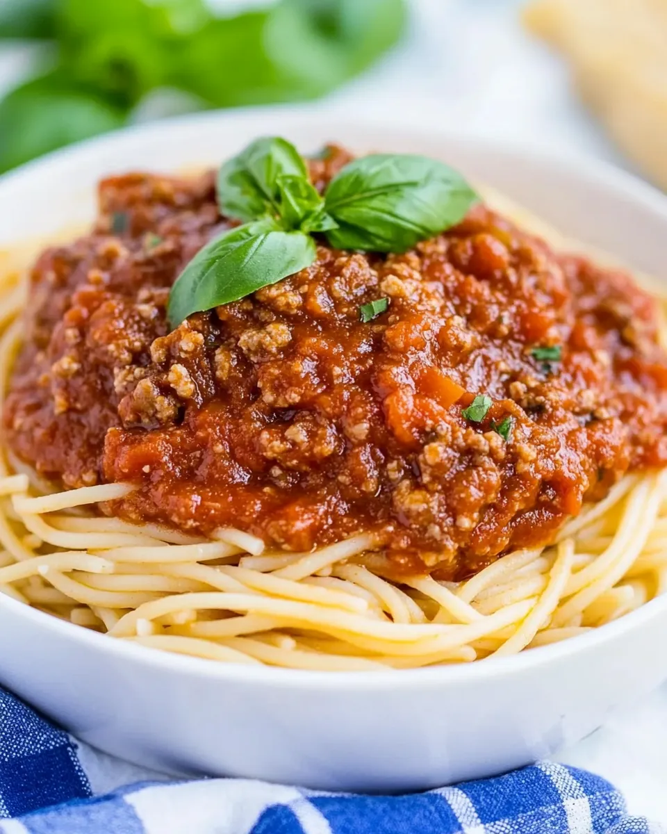 Classic Easy Homemade Spaghetti Sauce image
