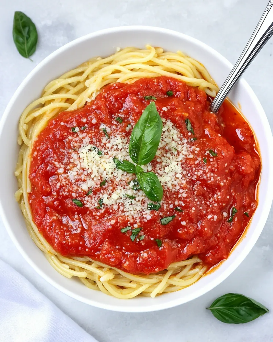 Homemade Easy Homemade Spaghetti Sauce Recipe (Better Than Store-Bought) photo