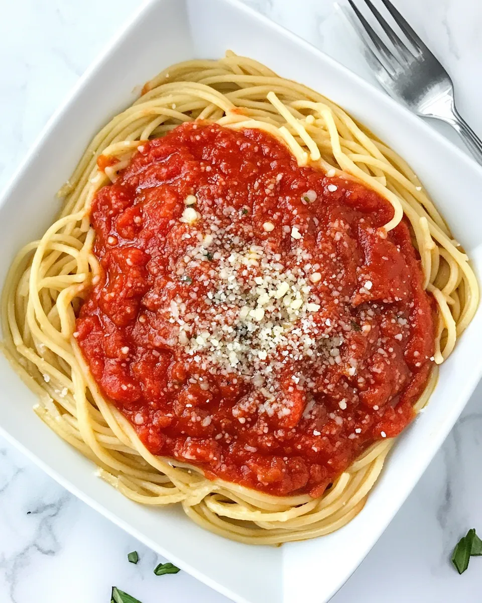 Classic Easy Homemade Spaghetti Sauce Recipe (Better Than Store-Bought) image