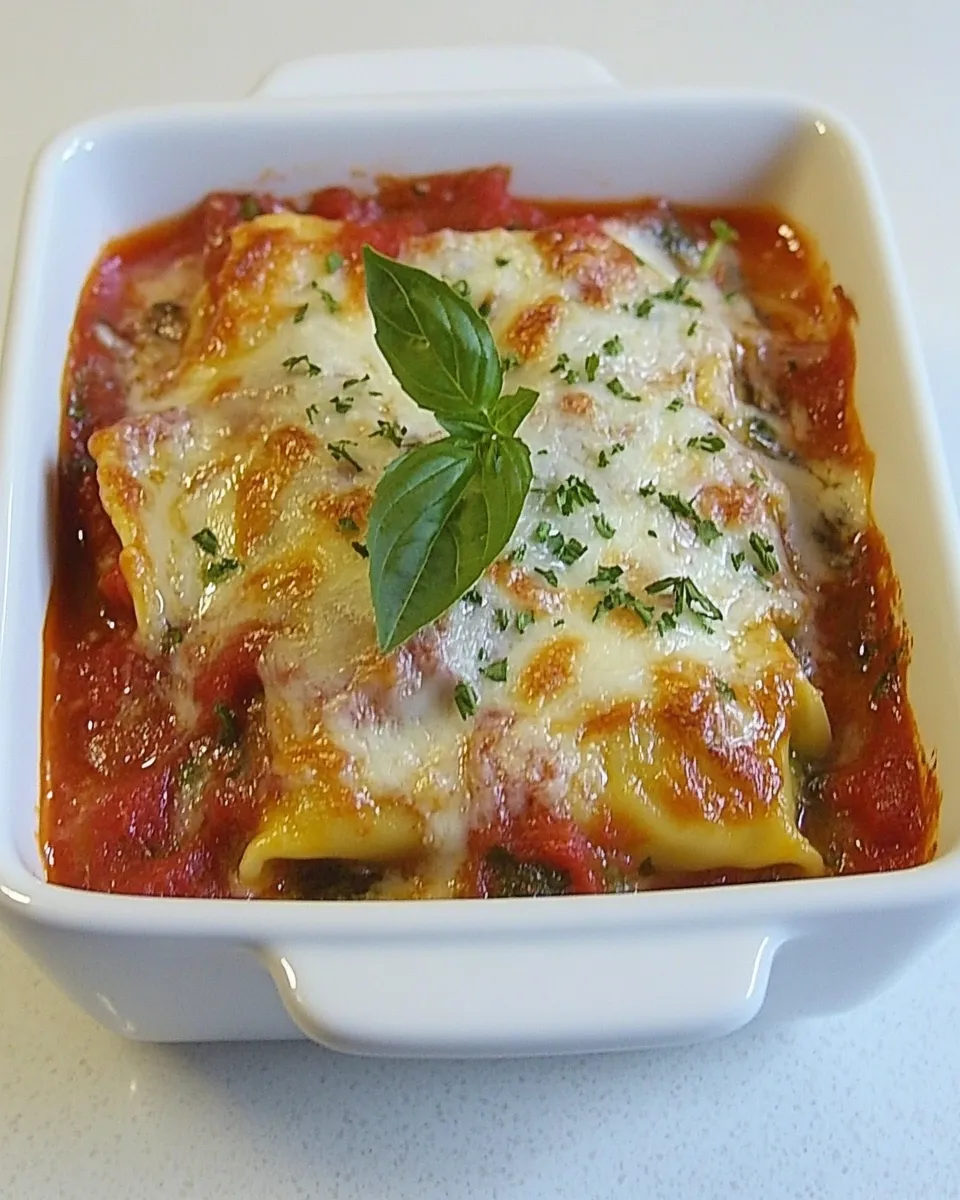 Delicious Easy Individual Ravioli Lasagnas Recipe photo