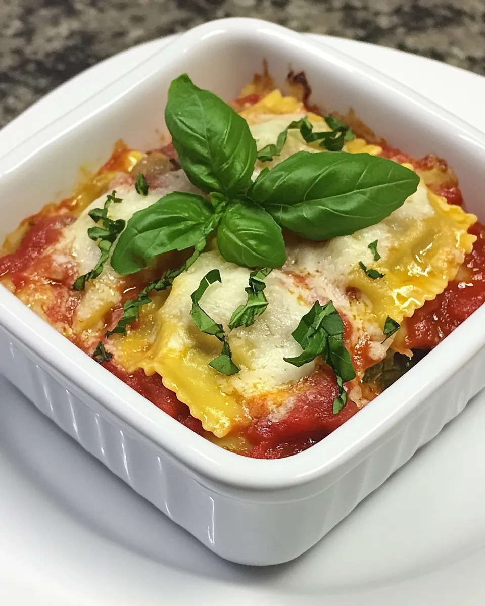 Tasty Easy Individual Ravioli Lasagnas Recipe dish photo