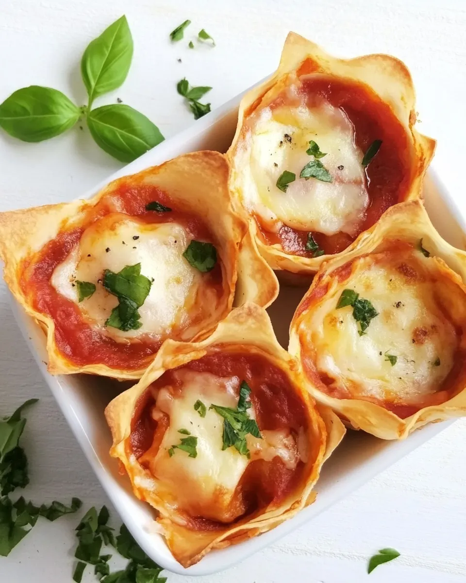 Classic Easy Italian Lasagna Cups image