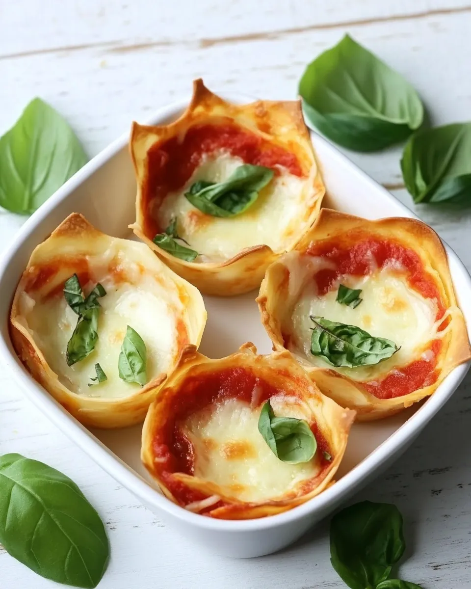 Delicious Easy Italian Lasagna Cups recipe photo