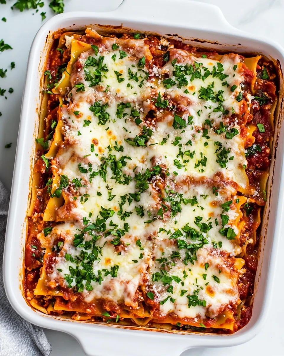 Quick Easy Lasagna Recipe recipe image