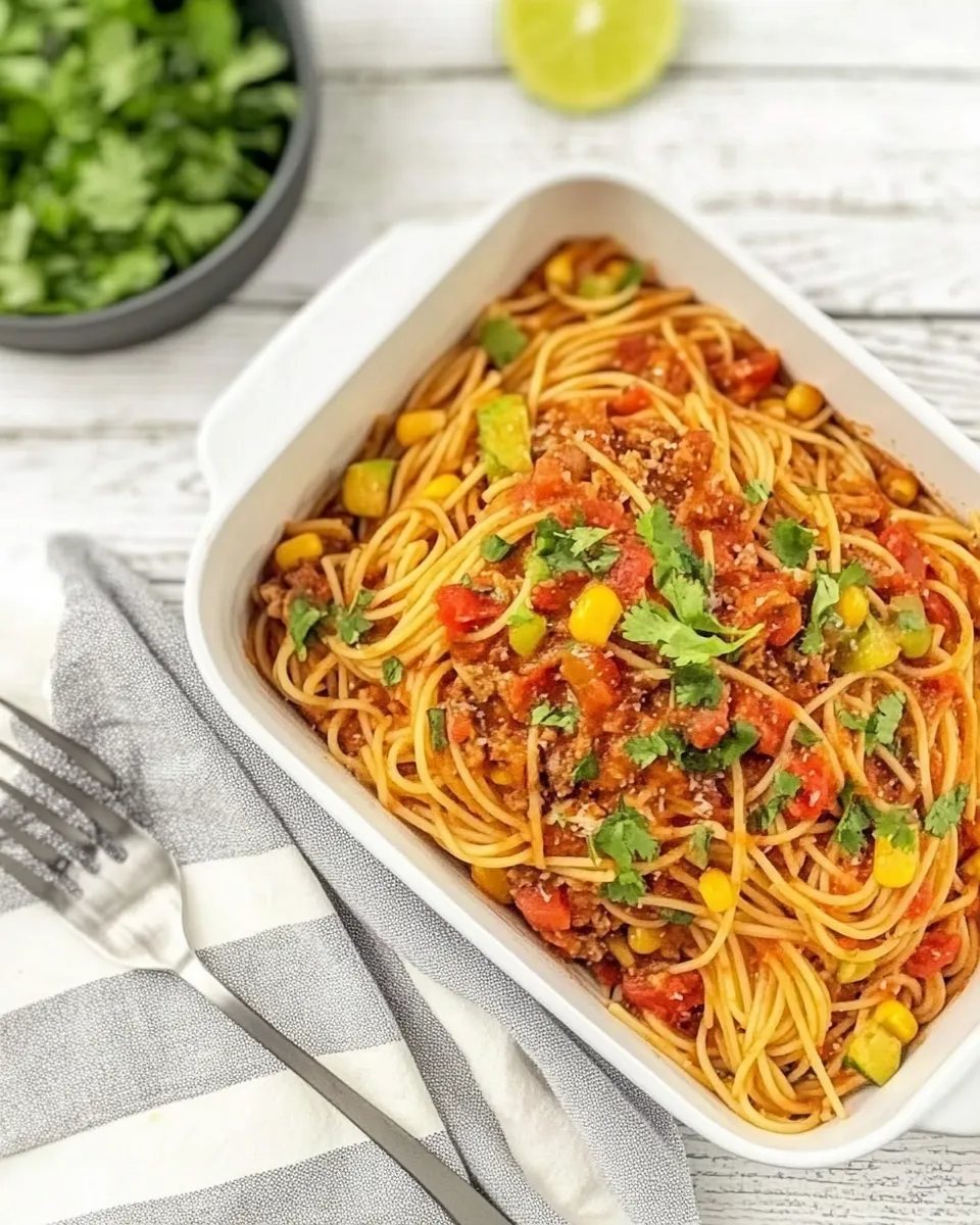 Homemade Easy Mexican Spaghetti Recipe photo