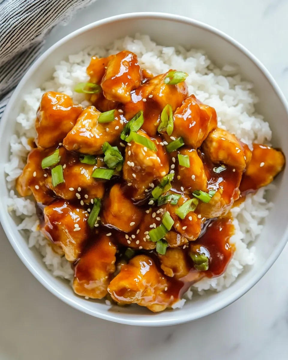 Delicious Easy Orange Chicken recipe photo