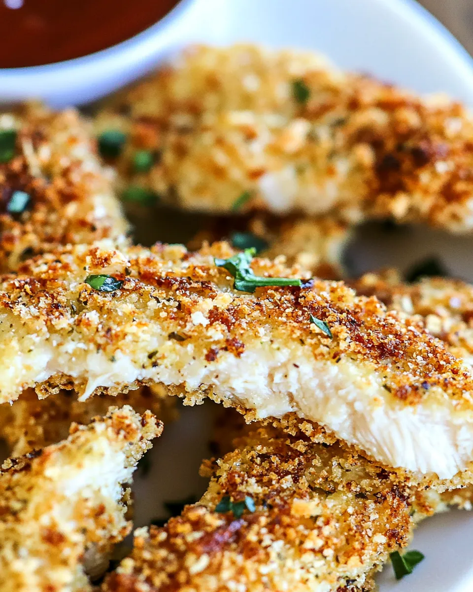 Classic Easy Oven Baked Chicken Tenders image
