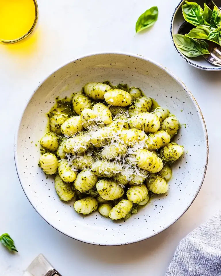 Homemade Easy Pesto Gnocchi Recipe (Plus A Leveled Up Version!) photo