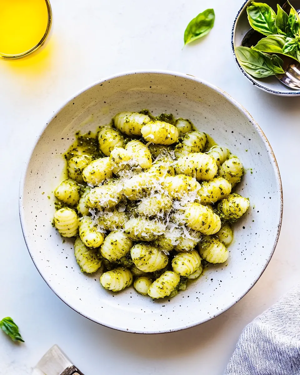 Homemade Easy Pesto Gnocchi Recipe (Plus A Leveled Up Version!) photo