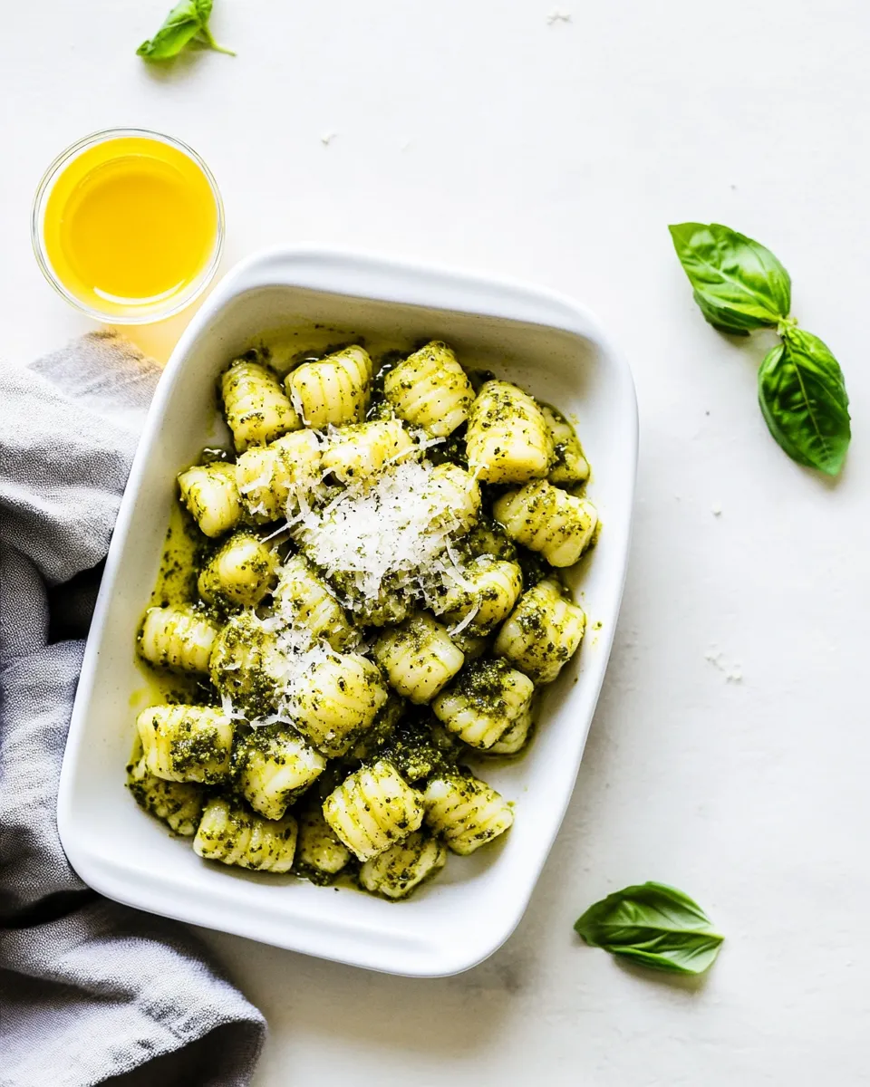 Classic Easy Pesto Gnocchi Recipe (Plus A Leveled Up Version!) image