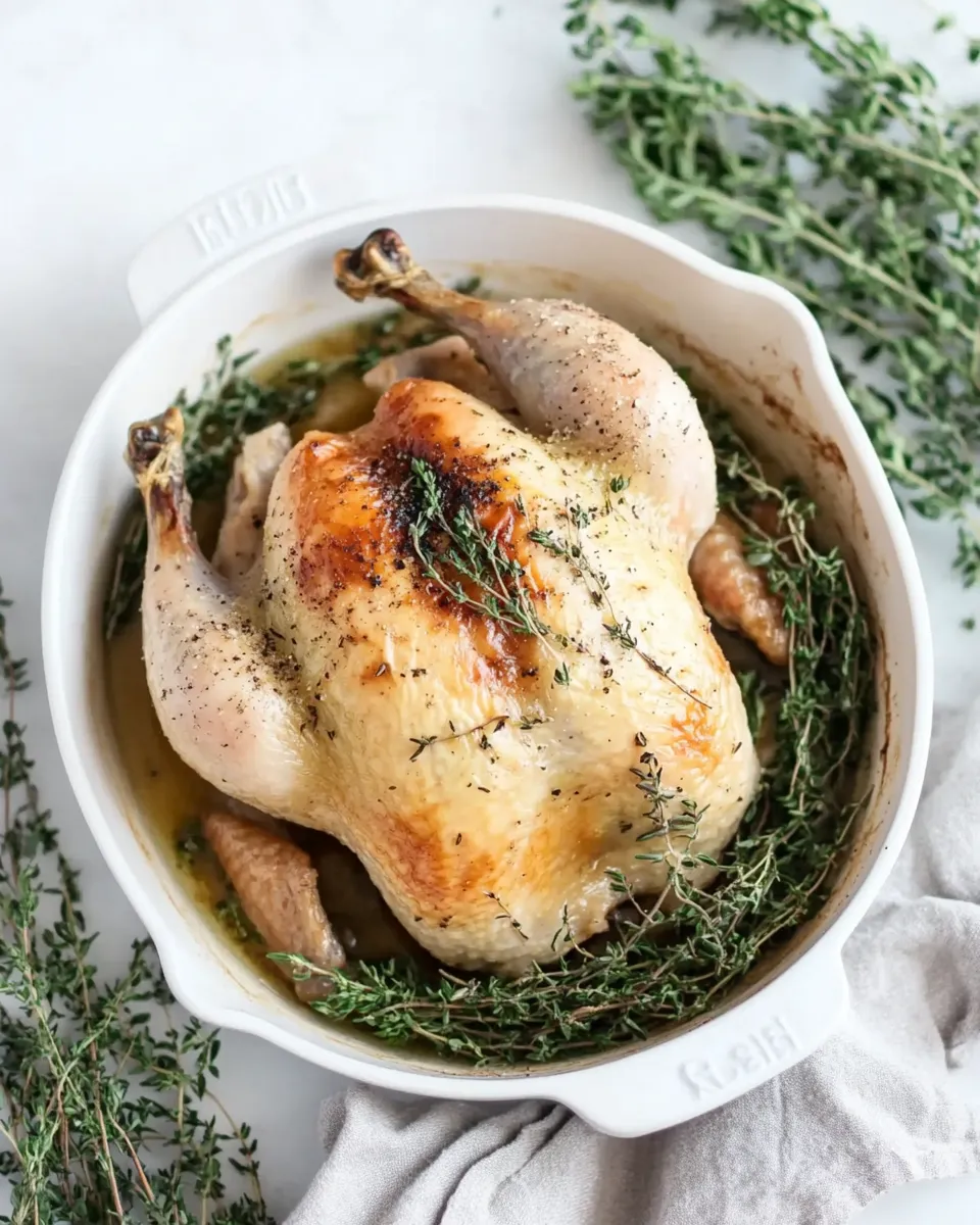 Classic Easy Roast Chicken Recipe image