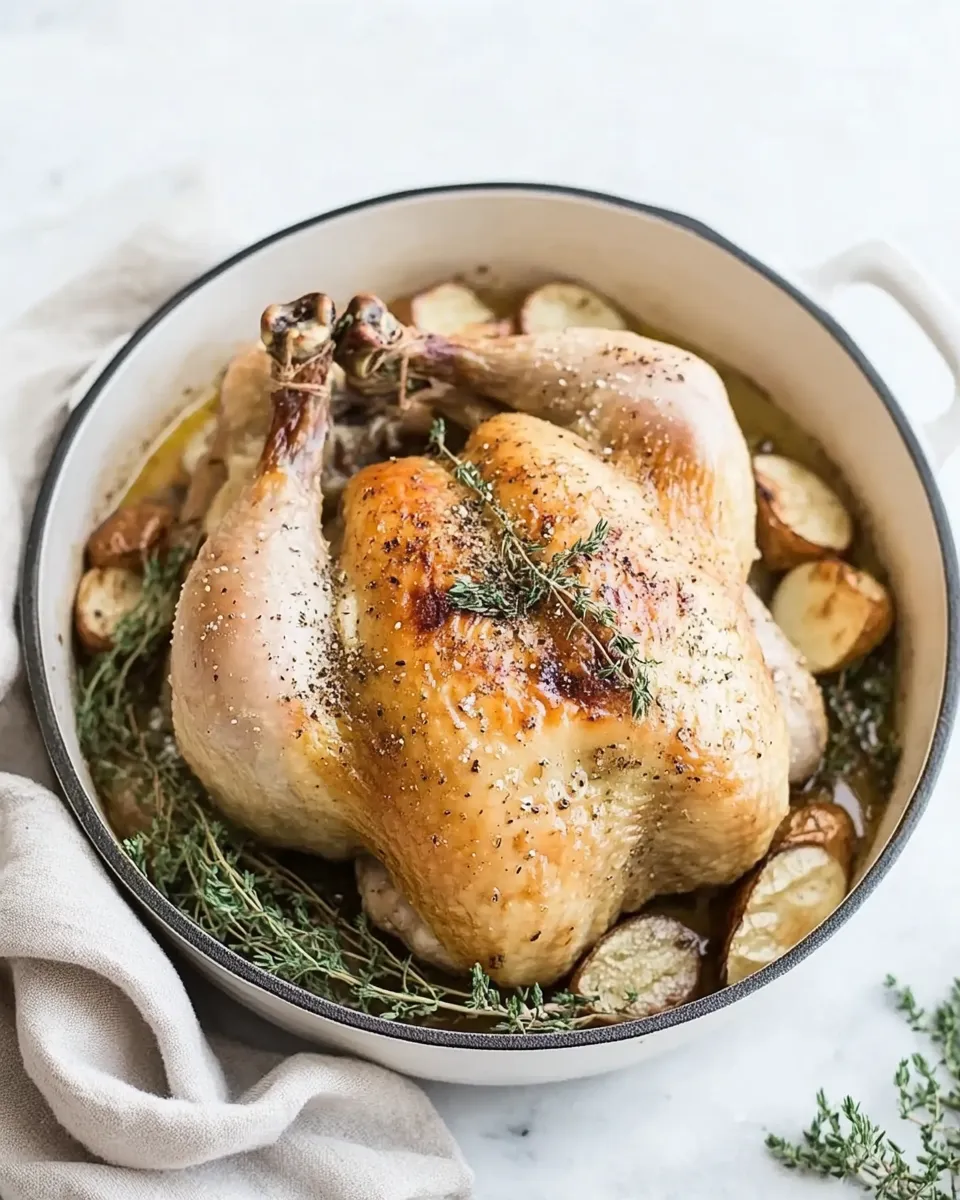 Quick Easy Roast Chicken Recipe dish photo