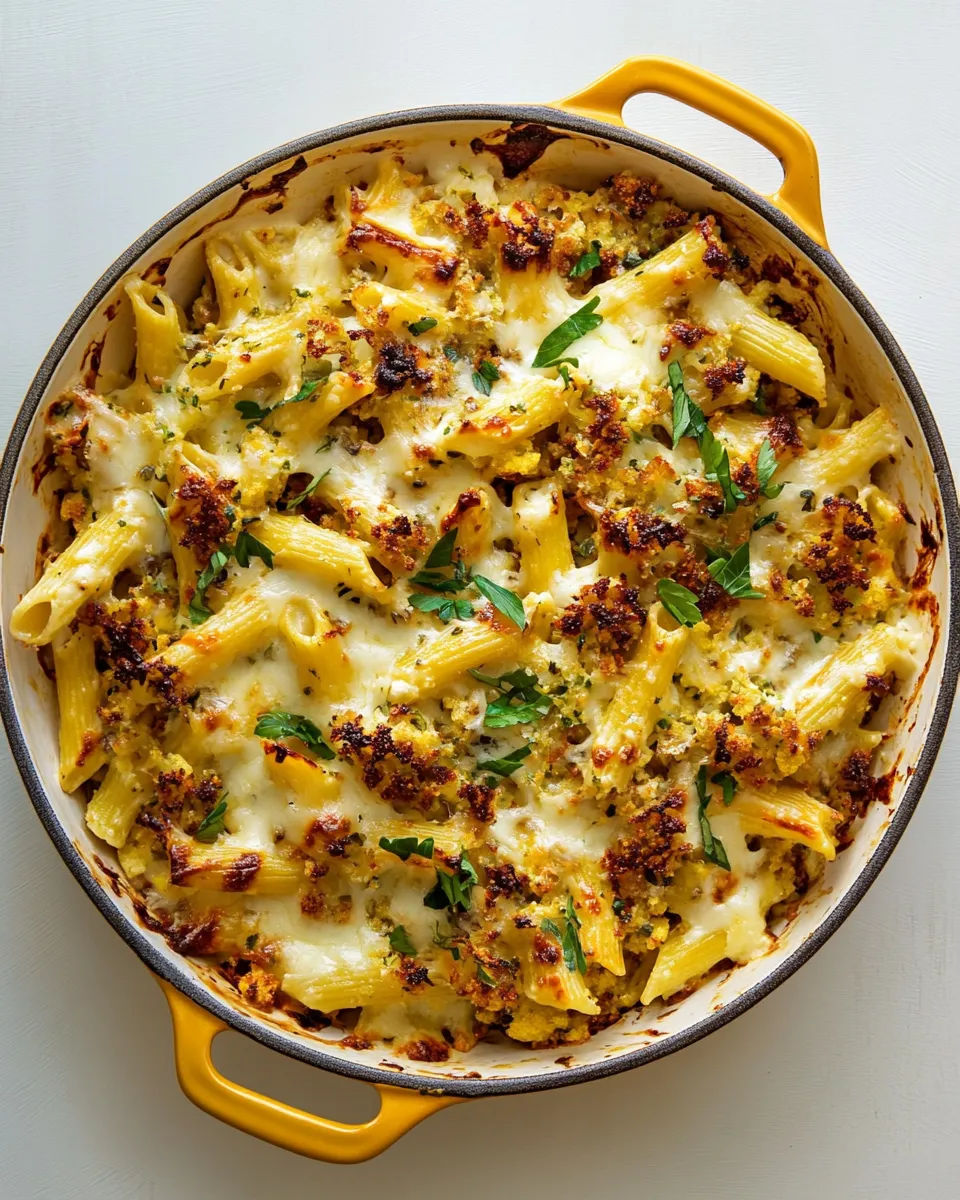 Homemade Easy Roasted Cauliflower Baked Ziti photo