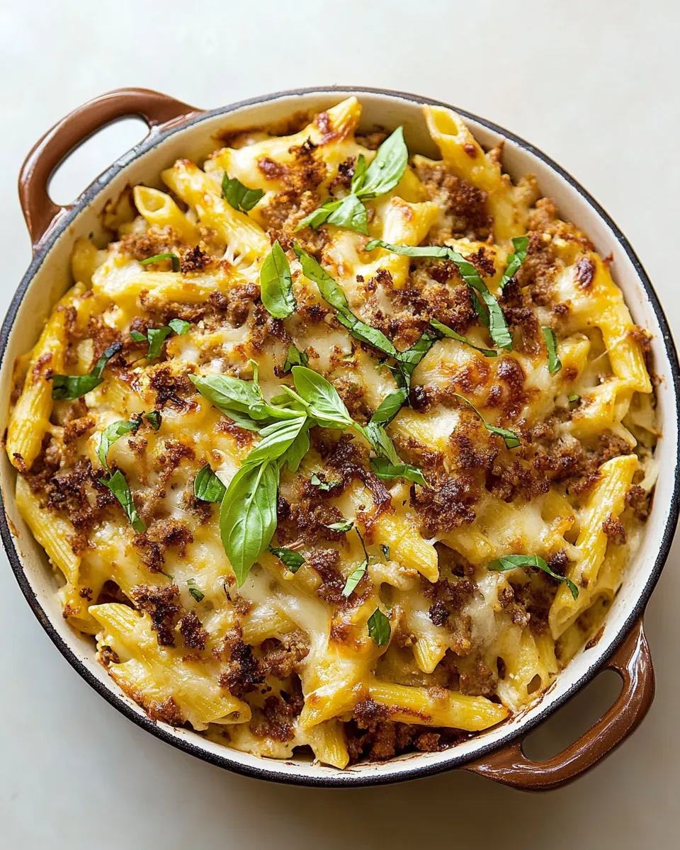 Delicious Easy Roasted Cauliflower Baked Ziti recipe photo