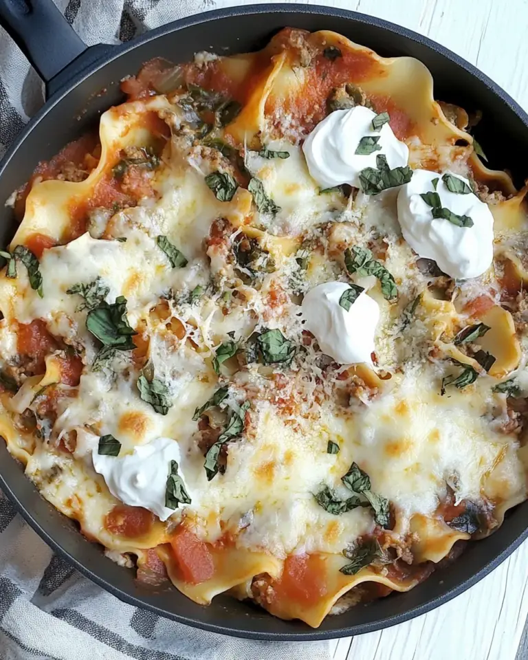 Homemade Easy Skillet Lasagna photo
