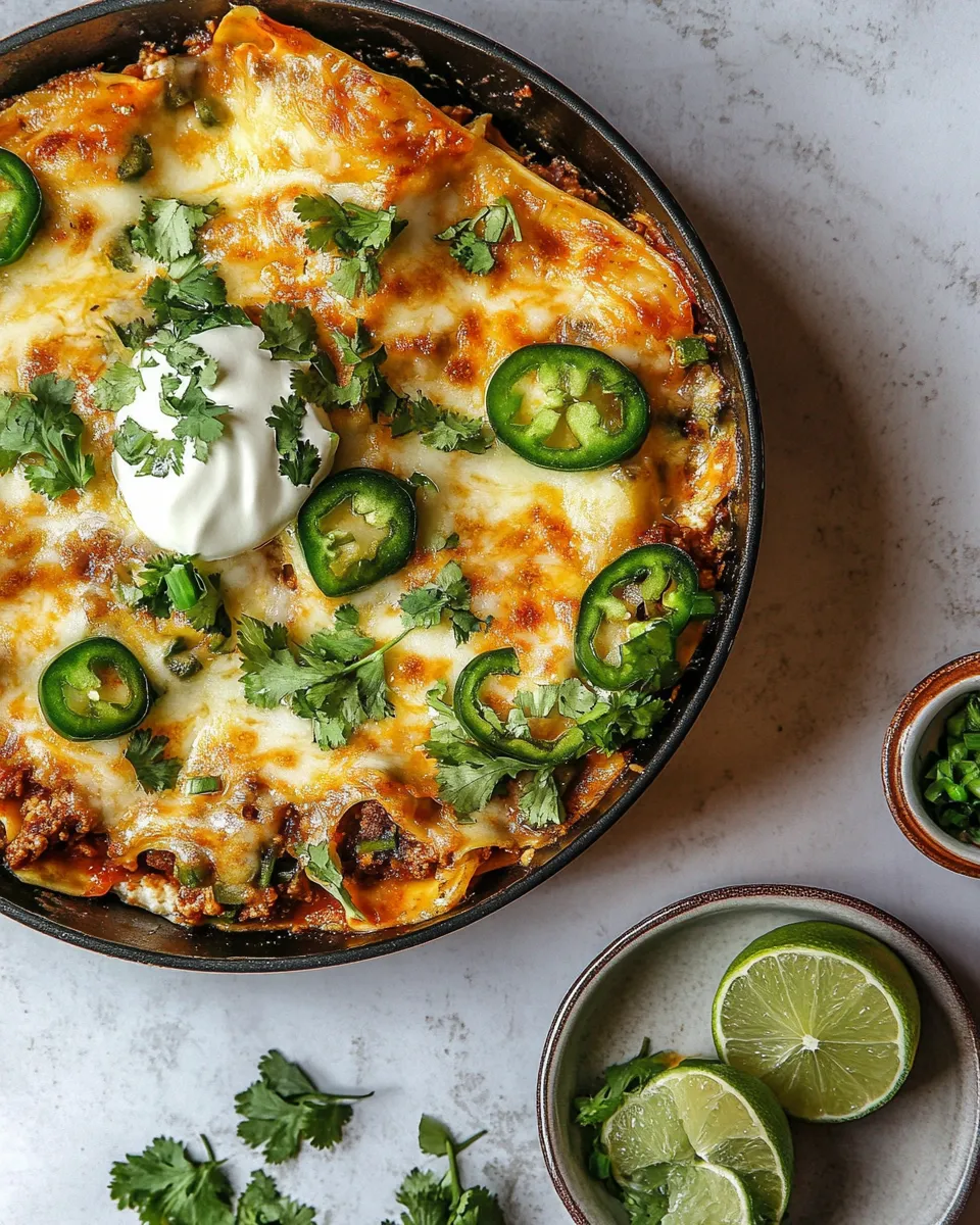 Easy Easy Skillet Mexican Lasagna. photo