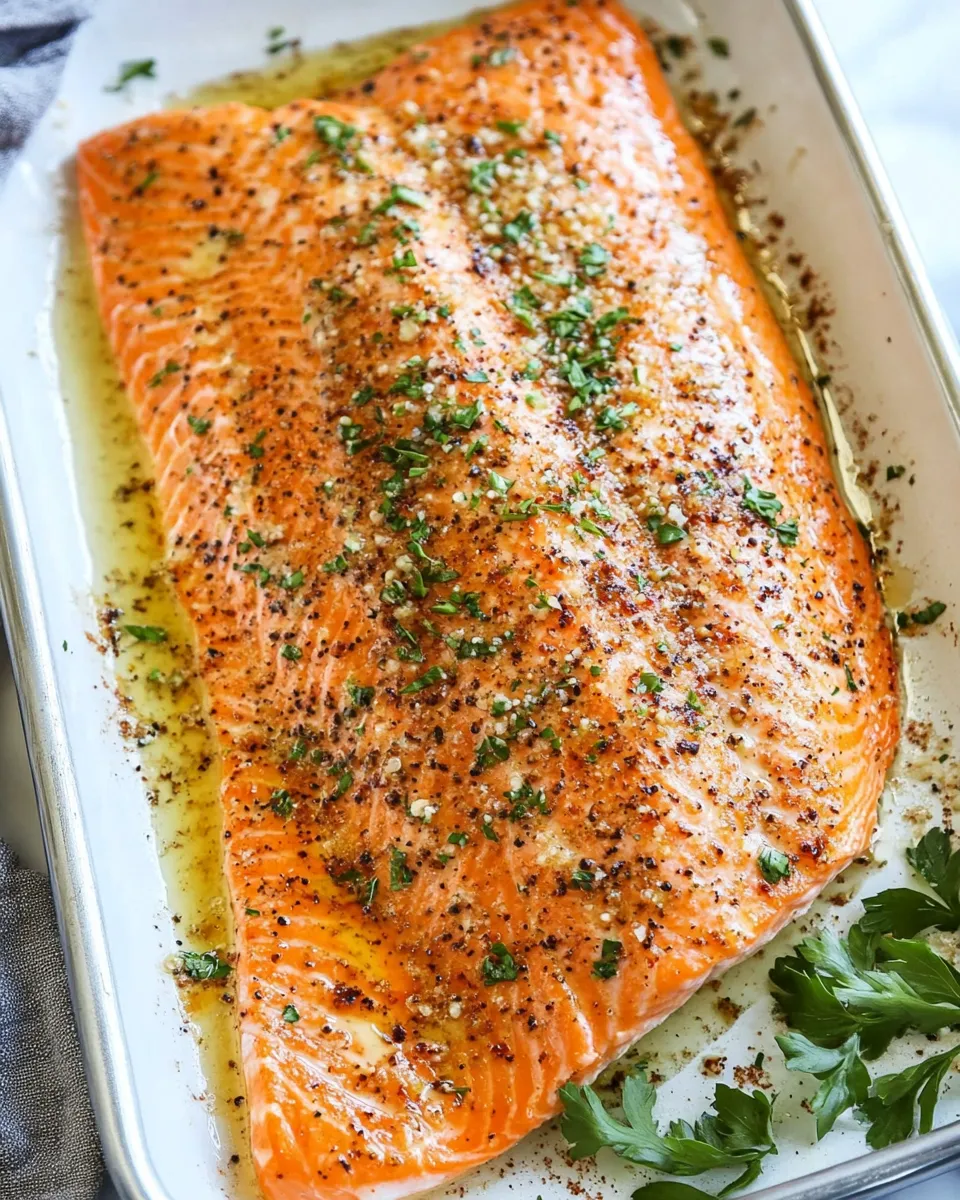 Quick Easy Smoked Salmon Recipe food shot
