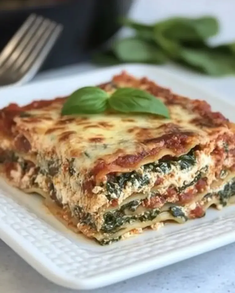 Homemade Easy Spinach Lasagna photo