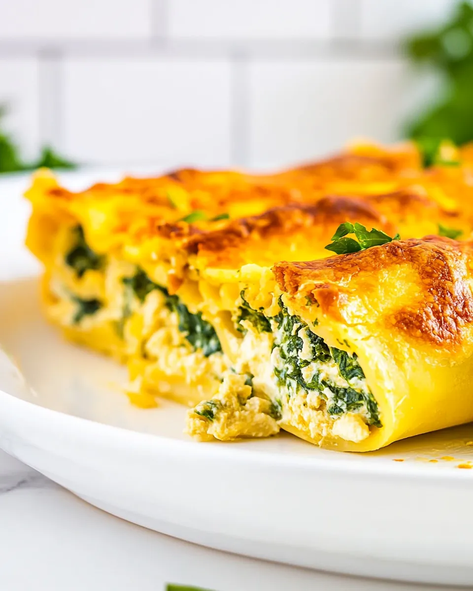 Delicious Easy Spinach Manicotti Recipe (No Boil Noodles) shot