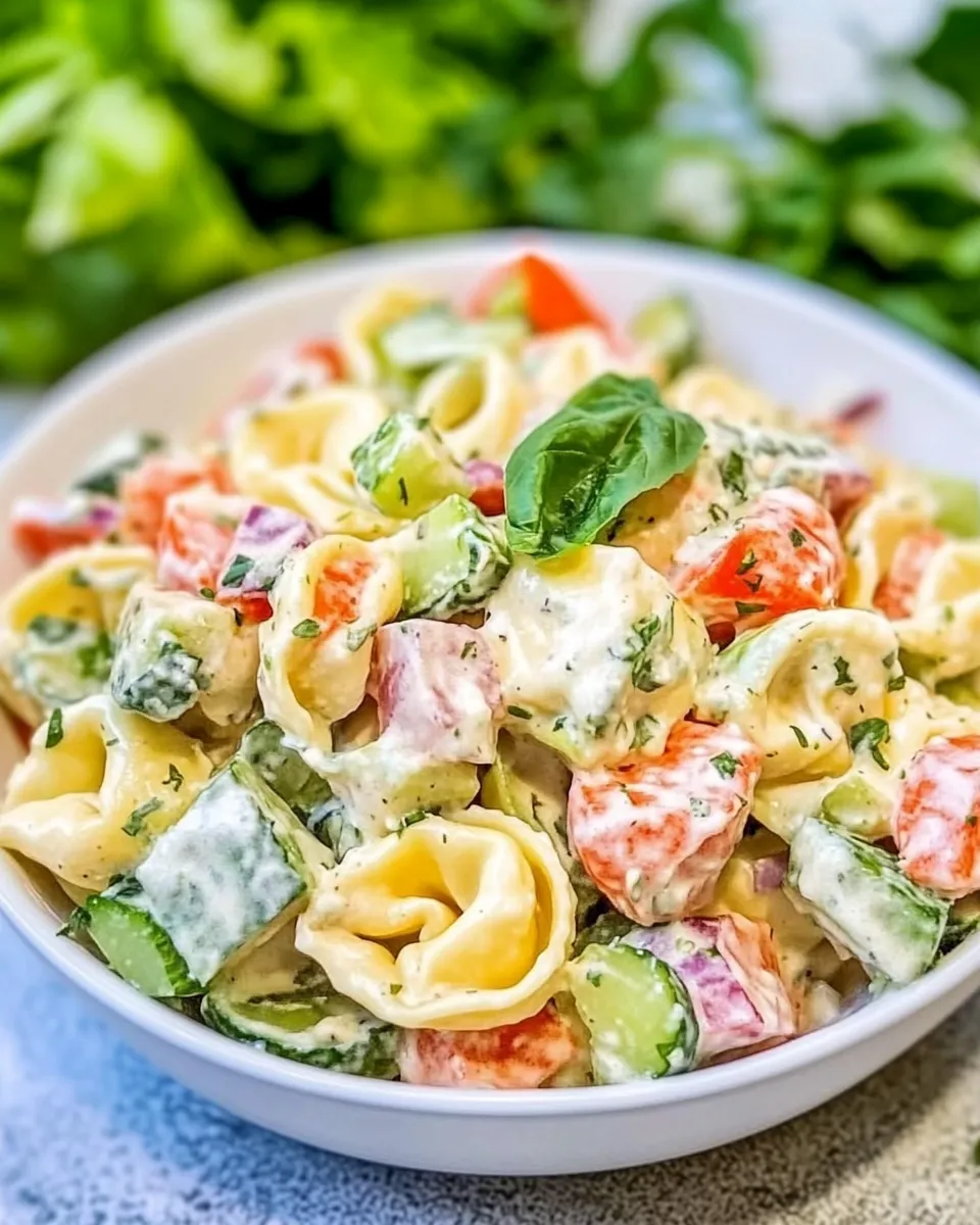 Homemade Easy Tortellini Salad photo