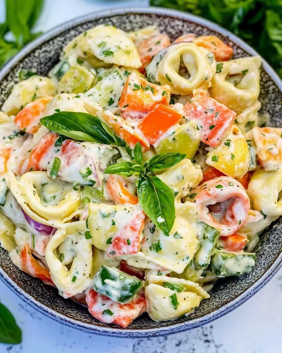 Delicious Easy Tortellini Salad recipe photo