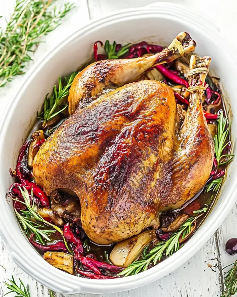 Homemade Easy Whole Chicken in a Crockpot photo