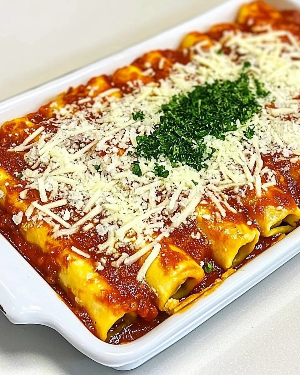 Delicious Egg Roll Manicotti shot