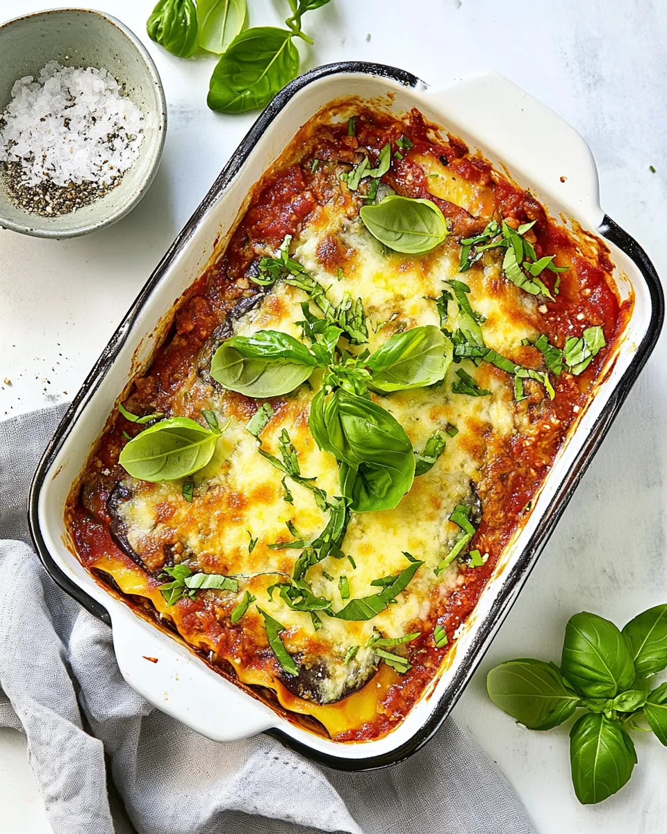 Homemade Eggplant Lasagna photo