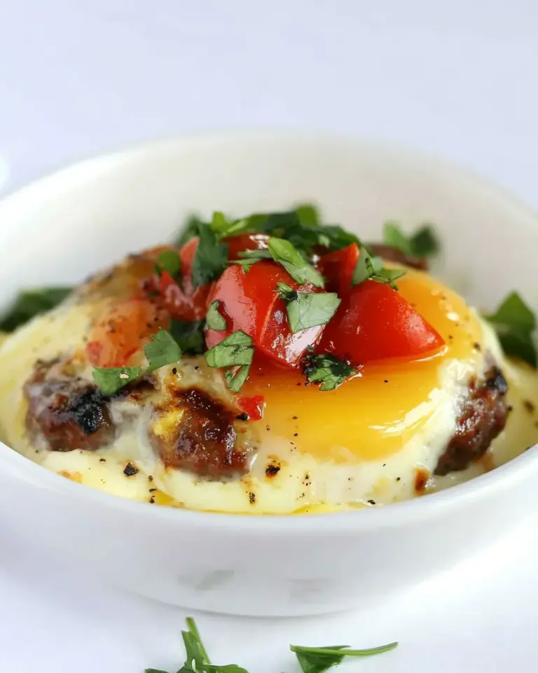 Homemade Eggs Blackstone with Sausage photo
