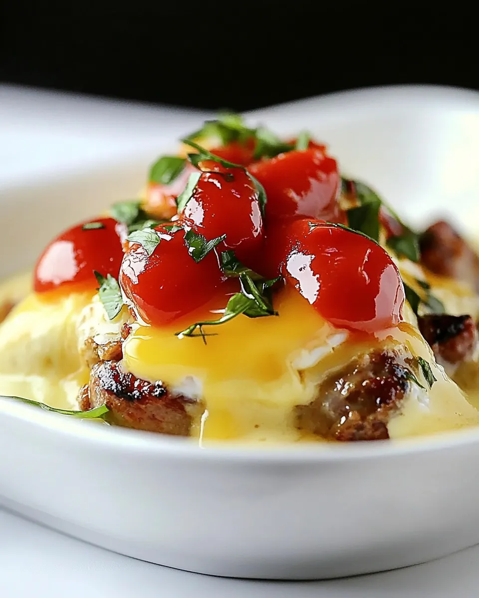 Classic Eggs Blackstone with Sausage recipe image