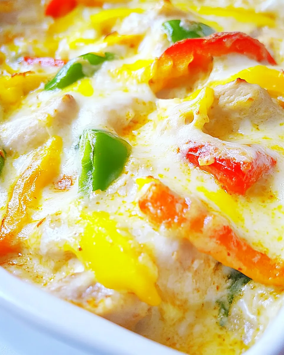 Easy Fajita Chicken Bake image