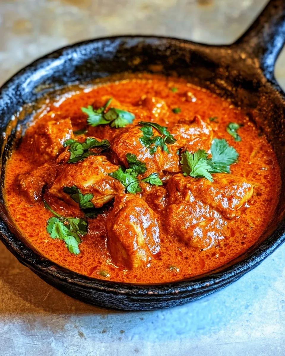 Delicious Famous Butter Chicken Recipe (Murgh Makhani) shot