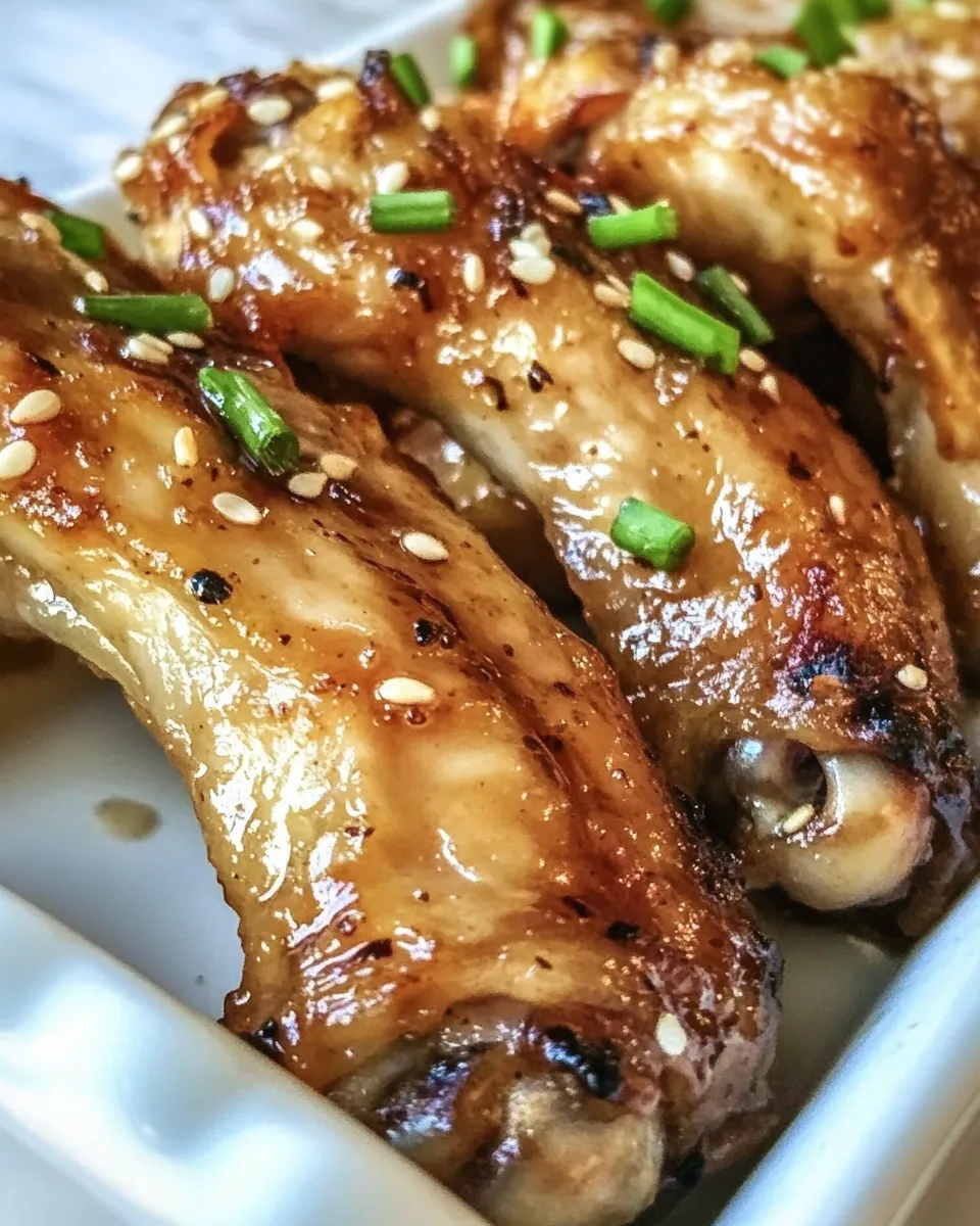 Delicious Fermented Honey Garlic Chicken Wings image