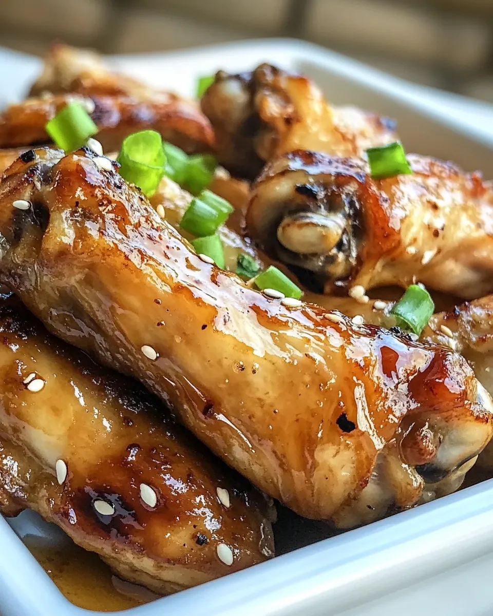 Easy Fermented Honey Garlic Chicken Wings recipe photo