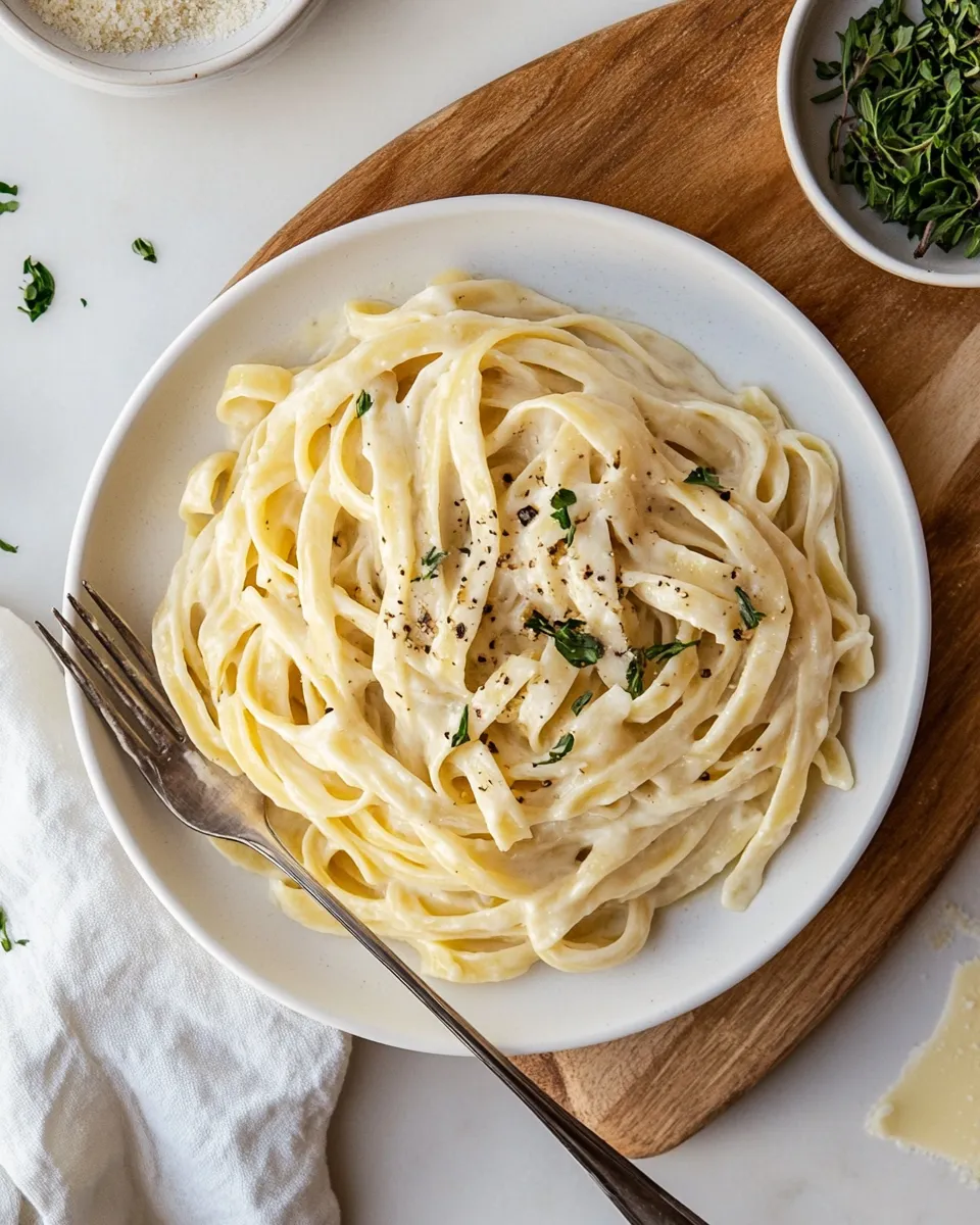 Delicious Fettuccine Alfredo image