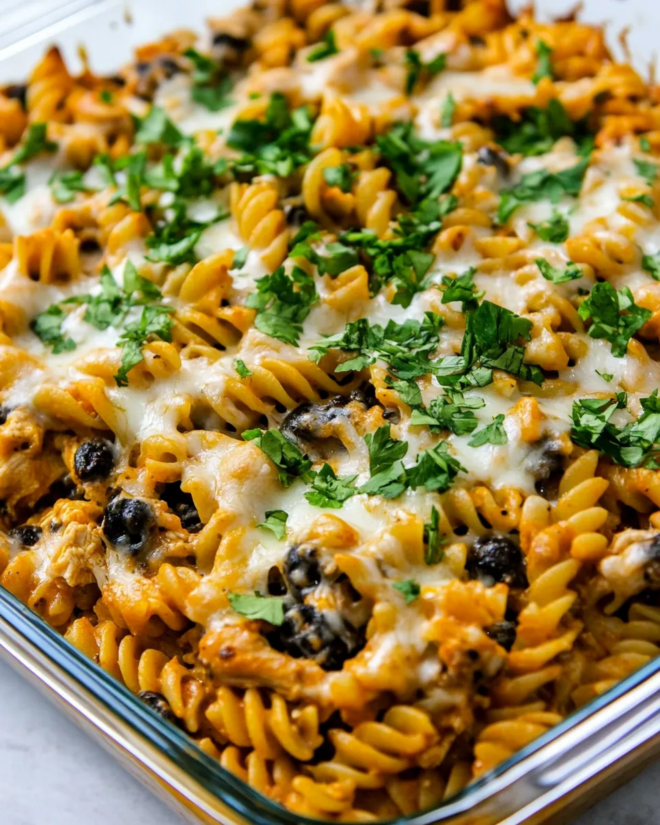 Easy Fiesta Chicken Pasta Bake photo
