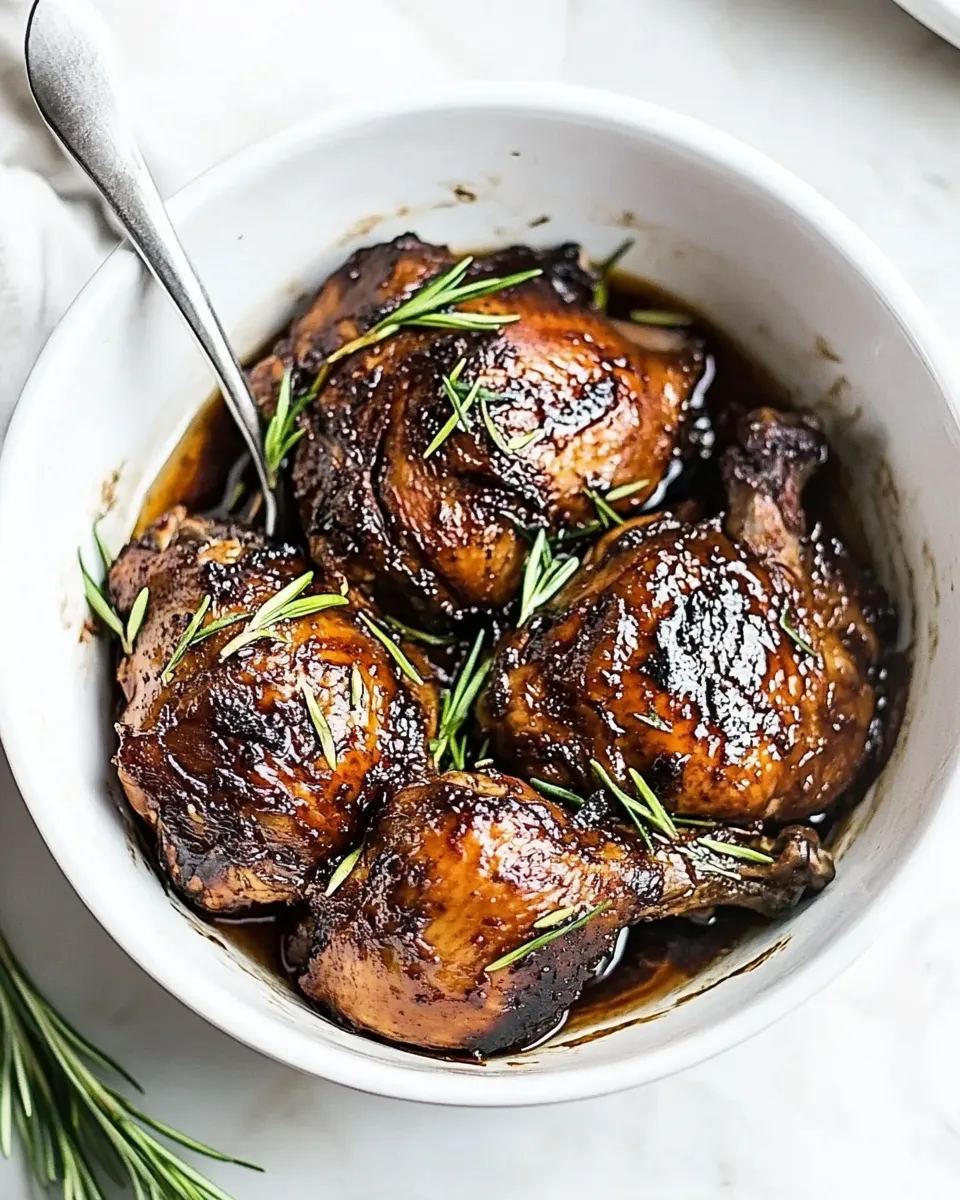 Easy Filipino Chicken Adobo Recipe (Adobong Manok) shot