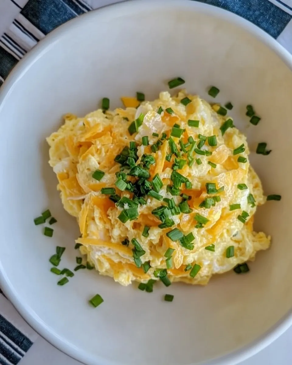 Classic Fluffy Scrambled Eggs With Milk image