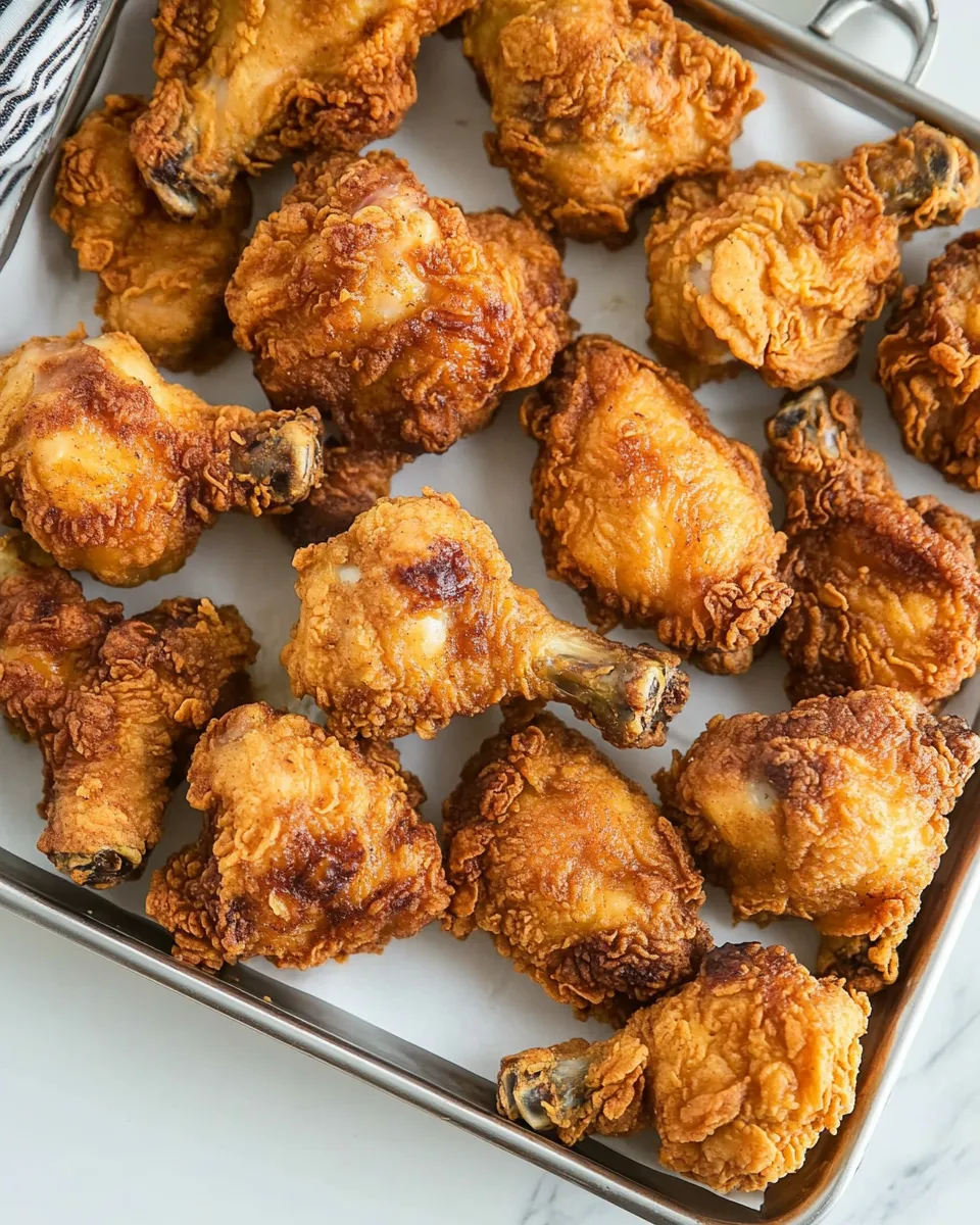 Easy Fried Chicken Recipe shot