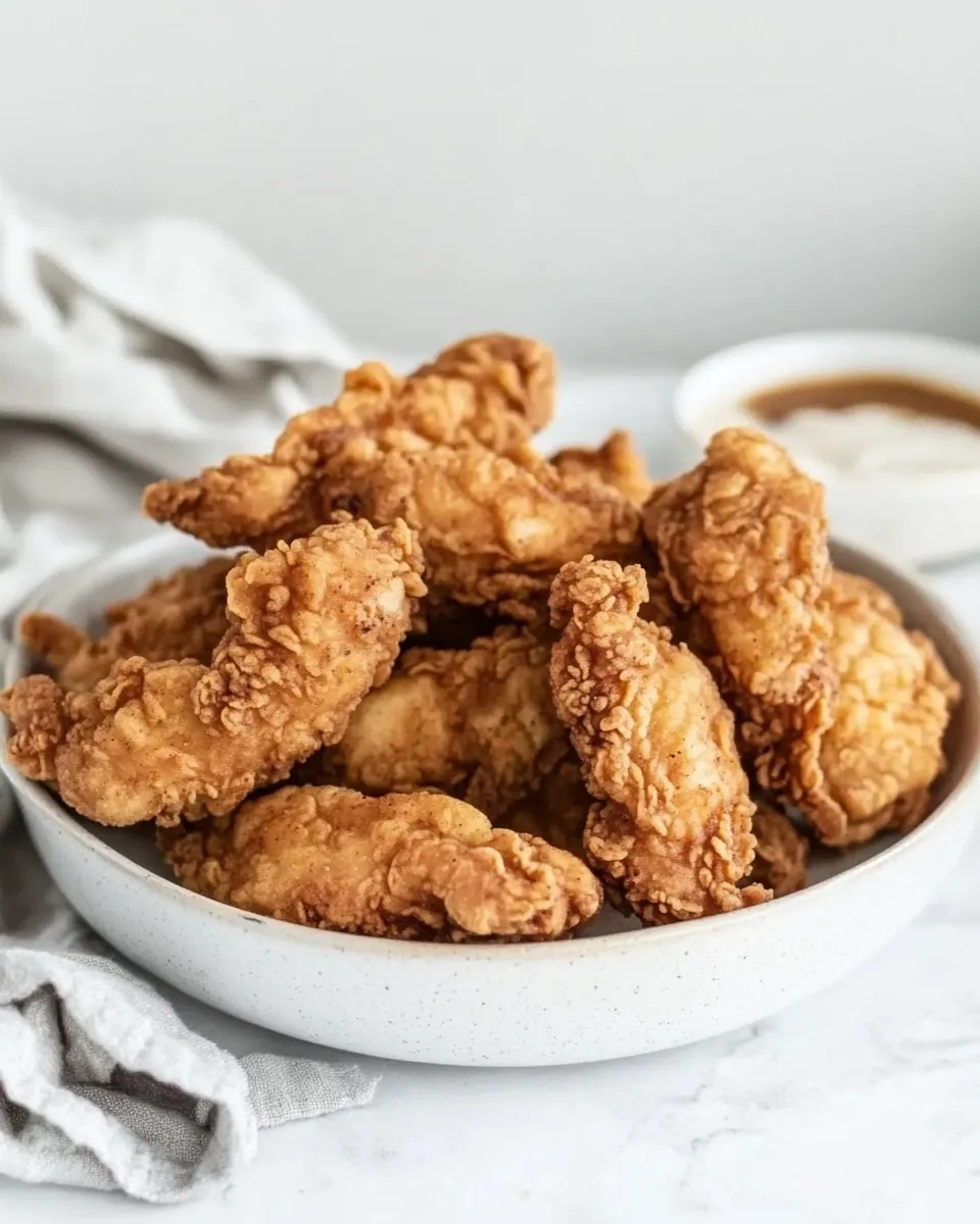 Easy Fried Chicken Tenders Recipe shot