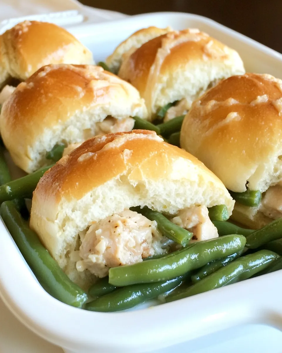 Classic Garlic Bread Turkey Sliders & Italian Green BeansWith KRAFT Fresh Takes dish photo