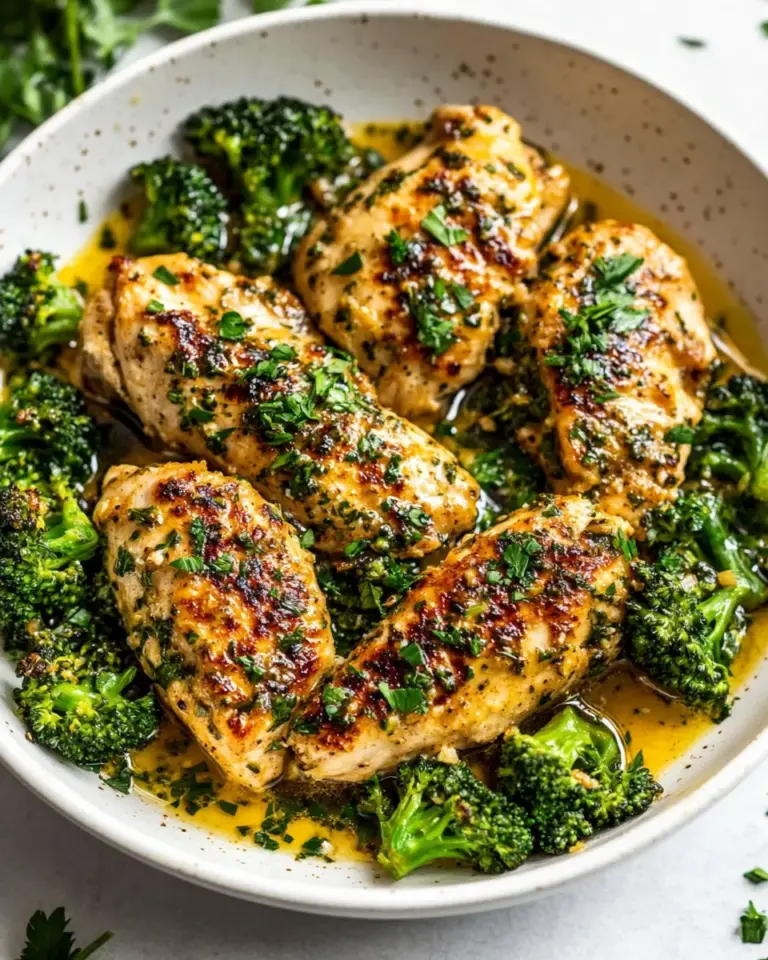 Easy Garlic Butter Chicken & Broccoli (20 Minutes!) photo