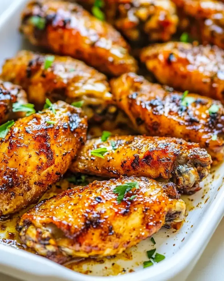 Homemade Garlic Chicken Wings photo