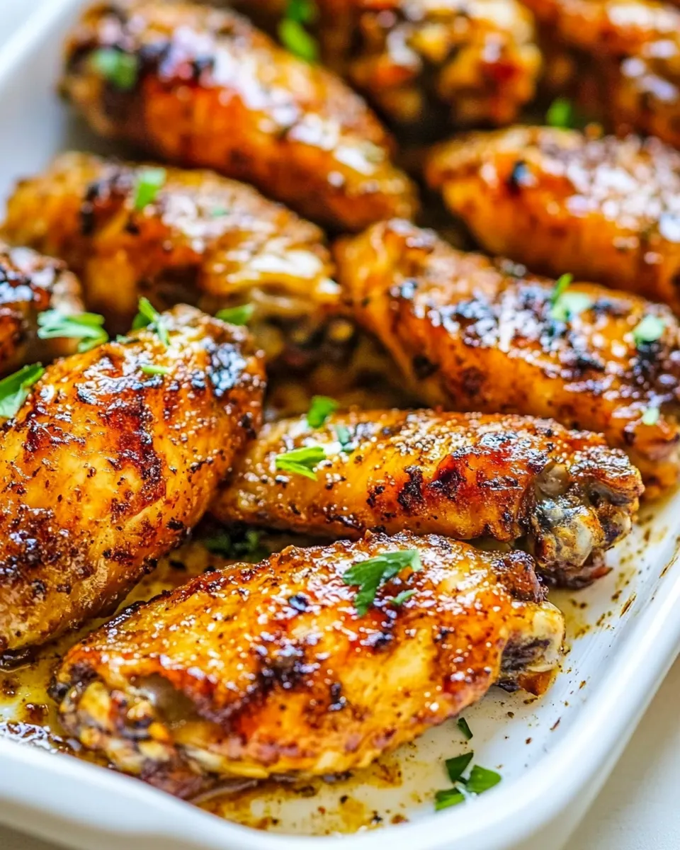 Homemade Garlic Chicken Wings photo